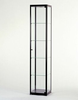 Glazen Vitrinekast H200 x B40 x D40 cm
