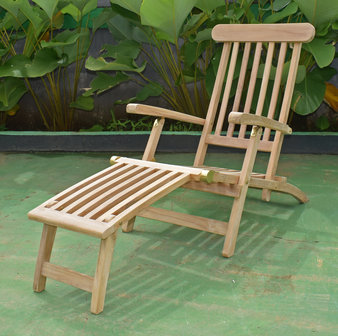 Teak Deckchair Verstelbaar