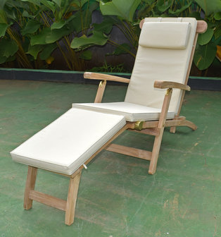 Teak Deckchair Verstelbaar