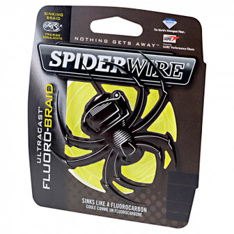 SPIDERWIRE FLUOROBRAID GRREEN 0,20MM - 14,556KG -  270M