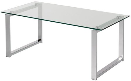 Glazen salontafel 100 x 50 x 40 cm