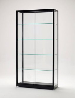 Glazen Vitrinekast H200 x B100 x D40 cm