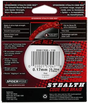 SpiderWire Stealth Code Red Braid