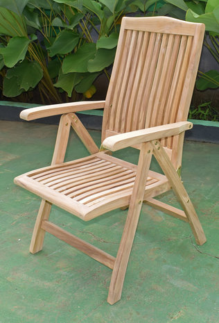 Teak Standenstoel