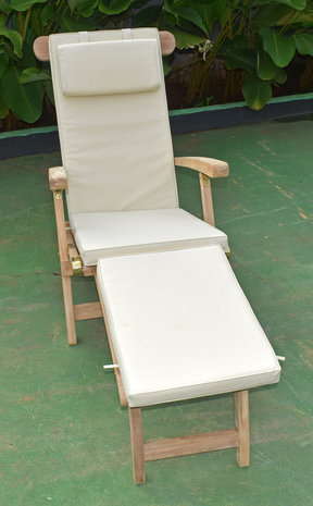 Teak Deckchair Verstelbaar