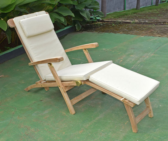 Teak Deckchair Verstelbaar