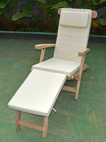 Teak Deckchair Verstelbaar