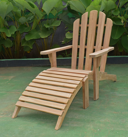 Teak Adirondack Lounge Stoel