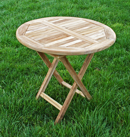 Teak Klaptafel Rond