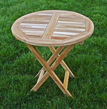 Teak Klaptafel Rond