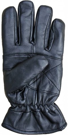 Zwarte Leren Handschoenen Thinsulate